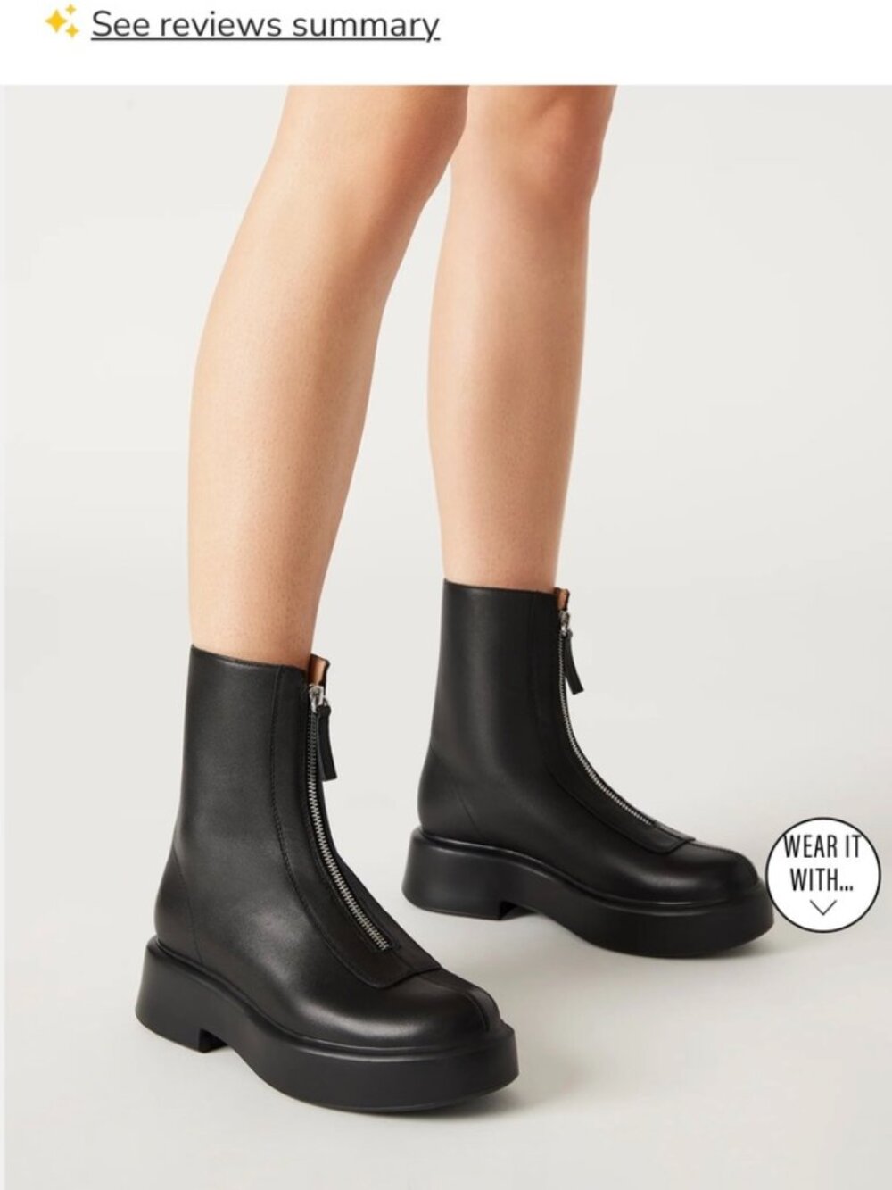 Steve Madden Jones Black Leather Ankle Boots